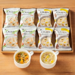 フリーズドライOKAYU2種計8個[チーズ&トマト]