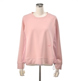 エニワイズ 異素材切り替えドロスト付きプルオーバー