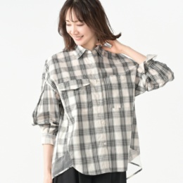 falsetto シアードコンビネーションシャツ