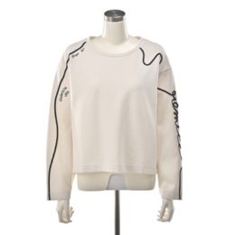 Remite テープ刺繍ニットソープルオーバー