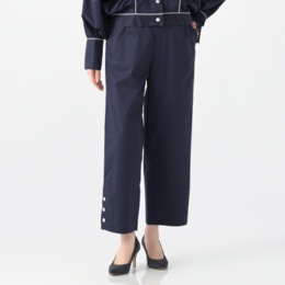 MASAGO くるぶし丈セミテーパードストレッチパンツ