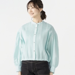 MINHA KILAKILA ピンタック使いショート丈ジャケット