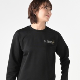 LUREM ロゴ刺繍ロングスリーブTシャツ