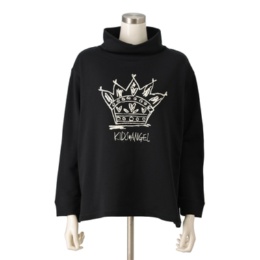 KidsAngel 裏毛素材スタンドネックプルオーバー