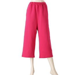 KidsAngel 裏毛素材セミワイドパンツ