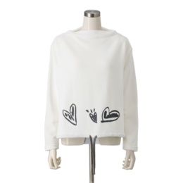 KidsAngel 裏毛素材ゆったり衿プルオーバー