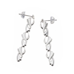  純プラチナ/PT900 カナールデザインイヤリング/ピアス