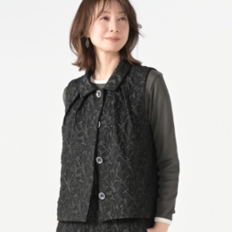 calma ラグジュアリージャガードベスト