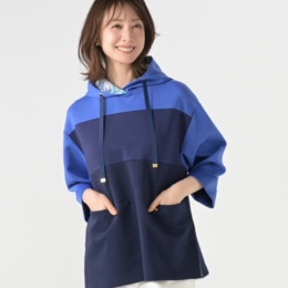 MORNMAGIE グラデーションフーディートップス