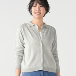 McGREGOR CLASSIC ポロ衿ラインカーディガン