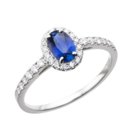  PT ロイヤルブルーサファイヤ&ダイヤ リング0.5ctUP