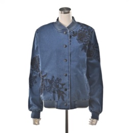 ANNE COQUINE ピオニー&リリー刺繍ブルゾン