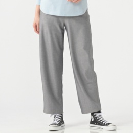 BOBSON SunSister ストレッチニットデニム調カービーパンツ