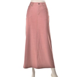 BOBSON SunSister ストレッチニットデニム調ロングスカート