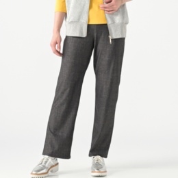 BOBSON SunSister ストレッチニットデニム調ソフトストレート