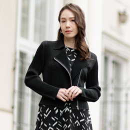  SPECCHIO シャトルプリーツフリーサイズライダースジャケット