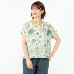 myM インド綿花柄プルオーバー