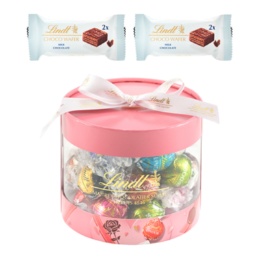  リンドール バレンタインギフトボックス25個入& ウェイファー2個