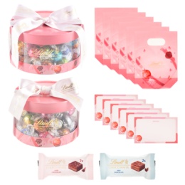 リンツ（Lindt） リンドール バレンタインスペシャルギフトセット 80個+ウェイファー