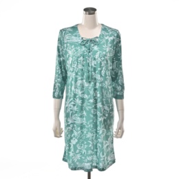 Makana na Kathy ハワイアンガーデンプリントチュニック