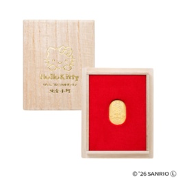 ハローキティ/純金小判5g 桐箱入り