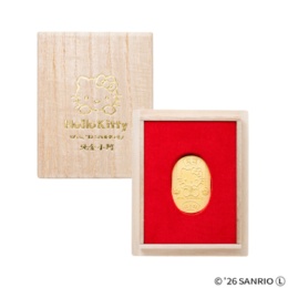 ハローキティ/純金小判10g 桐箱入り