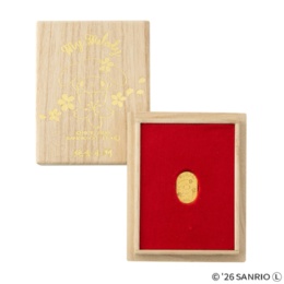 マイメロディ/クロミ 純金 小判 3g 桐箱入り
