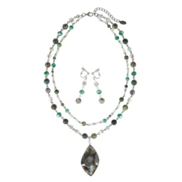 TarTar フェルスパーネックレス&イヤリング/ピアス[アリーヤ]