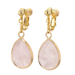 TarTar 天然石ペアシェイプイヤリング/ピアス[マディ]