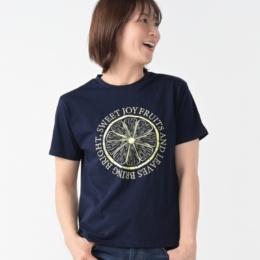 Coeur sucre ジューシーフルーツプリントロゴ刺繍Tシャツ