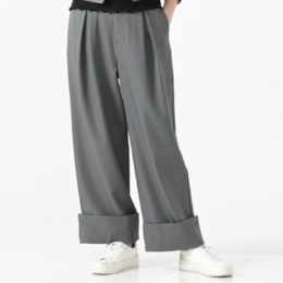 YukaKoshino ワイドターンバックパンツ