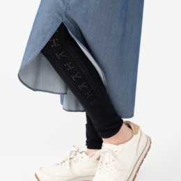  KiKKi アイレットニットレギンス