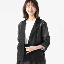 CARRIERE スクエアレースジャケット