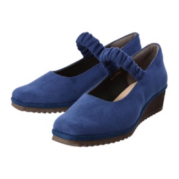 クロールバリエ 軽量シャーリングストラップパンプス