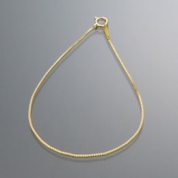 マエストロ 純金 ベネチアンチェーン 16面カットブレスレット