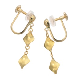 マエストロ 純金/18K リーフ イヤリング/ピアス