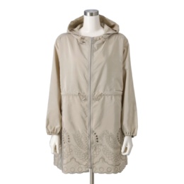 Provador クラフト刺繍 フーディーコート