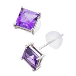 アメシストPT900ピアス計1.6ctUP