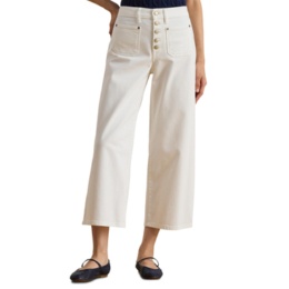 Lauren Ralph Lauren クロップドワイドジーンズ