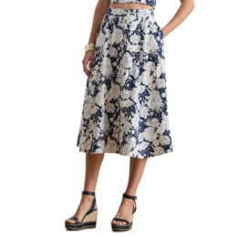 Lauren Ralph Lauren フローラルリネンスカート