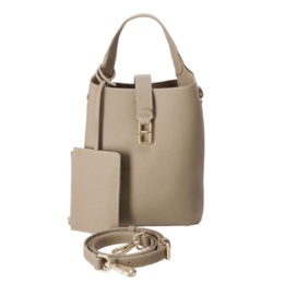 [+grace] シュリンクレザー スマートポシェット スリムパース付