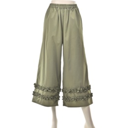 &LOVE 軽やかに揺れる撥水ふりるスカーチョ