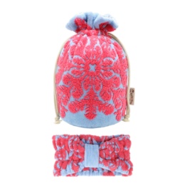 キャシーマム 五つの島 丸底巾着ポーチ&ヘアバンド