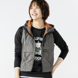  OUTDOOR UVミリタリーフーディーベスト