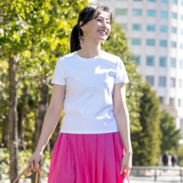 ジョジョ エ ノノ シルケットロゴビジューTシャツ