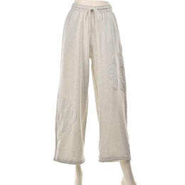 PERSONS フラワーパッチスウェットパンツ