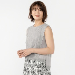 tegami tegami レーストリミング レイヤードプルオーバー