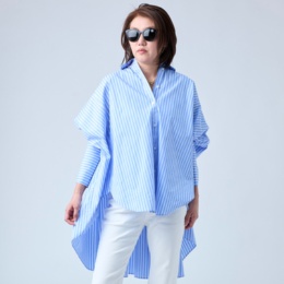 BELLE BOUDOIR ゆったりシルエットのロングシャツ