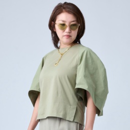  BELLE BOUDOIR ワイドスリーブ半袖Tシャツ