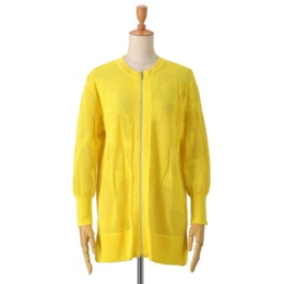 SUPERLADY イナズマエンブロイダリーメッシュカーディガン